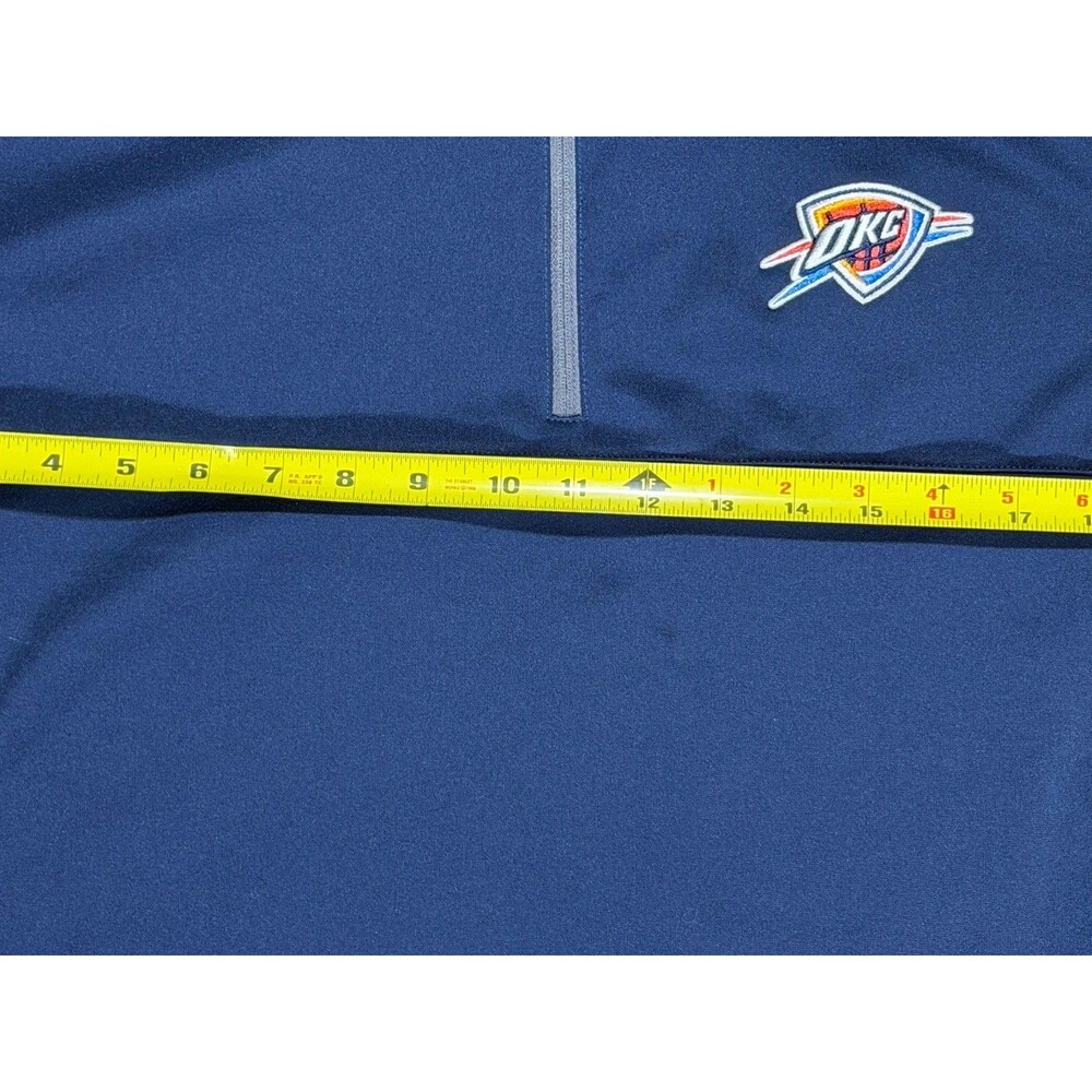 Nike Golf Oklahoma City Thunder OKC NBA Therma Fit 1/4 Zip Pullover Mens Large - Picture 5 of 7